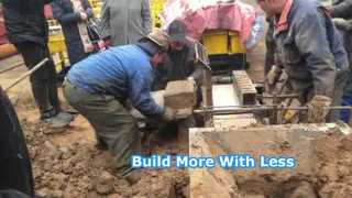 Kleine steenmachine voor de productie van bouwmaterialen