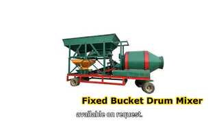 Drummixer met vaste emmer
