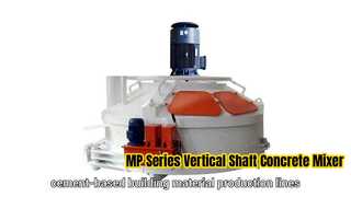 MP-serie betonmixer met verticale as