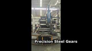 Zwaar uitgevoerde stalen tandwielen voor industriële installaties