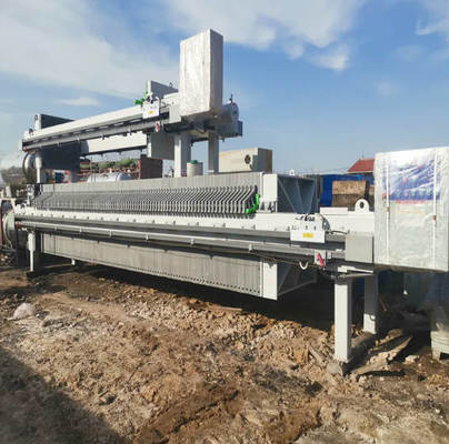 High Efficiency And Energy Saving Program Controlled Automatic Recessed Filter Press