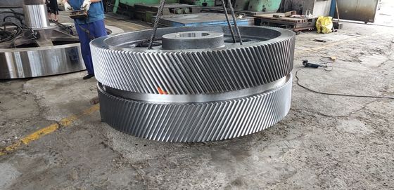 OD16000mm Ore Mining Rotary Kiln Gear And Ball Mill Pinion Gear