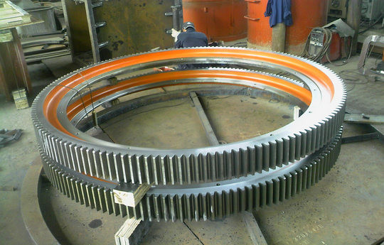 GS42CrMo4 Alloy Cast Steel Big Mill Girth Gear Ring Tooth Ring