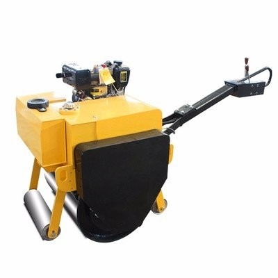 Road Roller With Turning Radius 2700mm Heavy Duty Construction Machinery