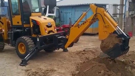 Backhoe Loader 1.3m3 Bucket Capacity Heavy Duty Construction Machinery