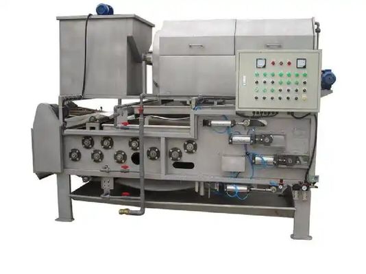 Industrial Grade Drum Belt Thickening And Dewatering Machine Sludge Treatment Equipment
