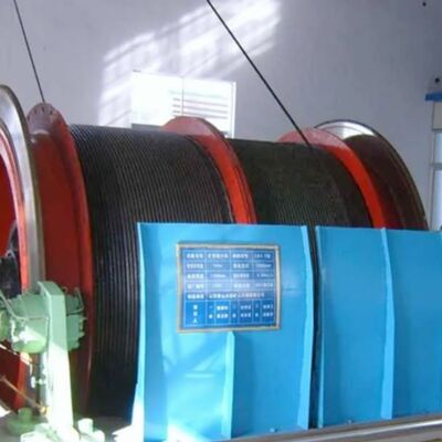 JKM JKMD Tower Multi Rope Friction Mine Hoist Landing