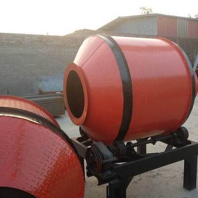 Cement Plant Equipments Small Drum Mixer For Construction Sites