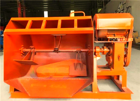 Wear Resistant Horizontal Mortar Mixer Cement Plant Equipments For Harsh Mining Working Condition