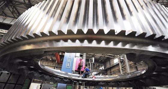 10 Module 100mm Dressing Ball Mill Girth Gear and rotary kiln girth gear for cement plant