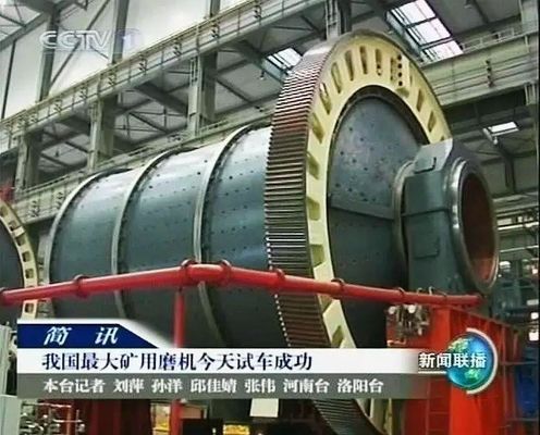 Low Energy Ball Mill machine 0.047-0.4 Mm 0.5-180 Tph Grinding Equipment ball mill for ore grinding