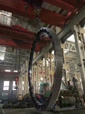 Grote van het Toestelring mill girth gear and van de Ovenomtrek van de de Molenpignon het Toestel Vlotte Verrichting