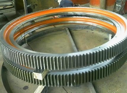 De halve structuur en het Y-type plaatmolensingeltandwiel voor kogelmolen