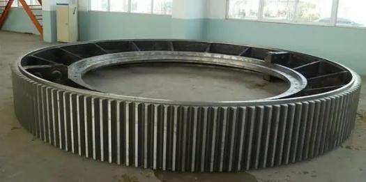 Ring Gear Mill Singel Gear schuine tand voor mijnbouw molen en roterende oven