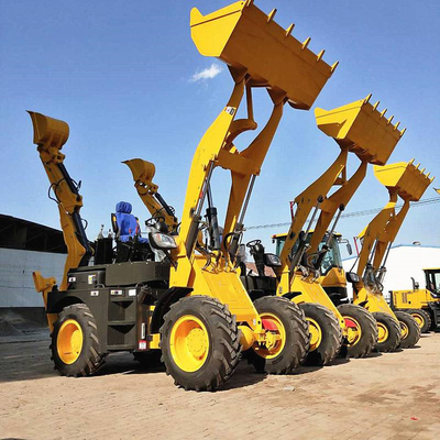 Backhoe de Machinesemmer van de Lader Op zwaar werk berekende Bouw het Dumpen Afstand 1022mm