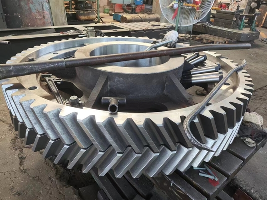 Gemaakte ringmolen met tandwiel 20 mm - 2000 mm diameter
