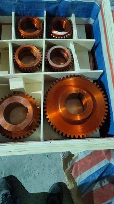 Gepersonaliseerd staal gietijzer messing pinion klein spor versnelling in versnelling reducer versnellingsbak