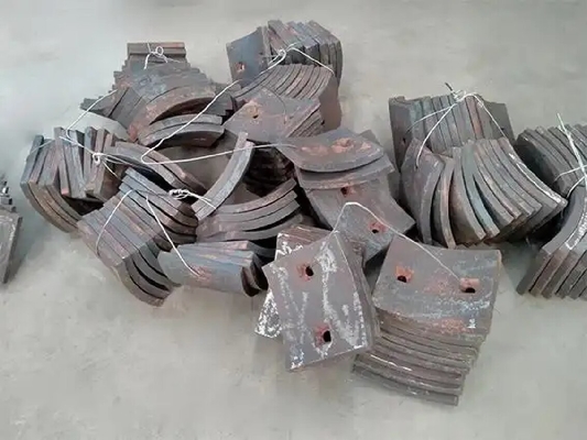 Hoge Mangaanstaal Legering Voering Voering Kogelmolen Voor Mijnbouw En Metallurgie