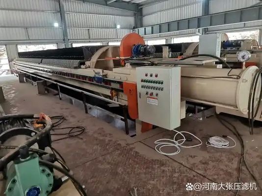 Machines voor het ontwateren van diafragma-slib met een cirkelvormige filterpers van industriële kwaliteit