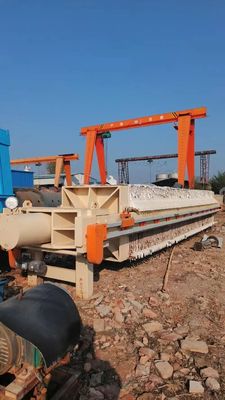 Grote mobiele oliecilinderfilterpers met automatische filterdoekverplaatsing