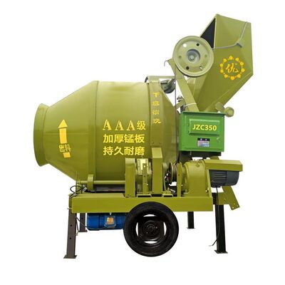 China Manufacturer JZC Tipping Bucket Drum Mixer Voor Cement Productie Plant En Cement Plant Equipment
