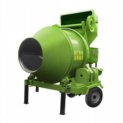 Cementenfabriek apparatuur 350L Output mobiele betonmengmachine met draad touw opheffing hopper voor mijnbouw infrastructuur