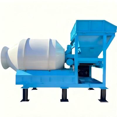 Betoncentrale Apparatuur Betrouwbare Vaste Hopper Trommel Betonmixer Bouwmachines Voor Mijnbouw Infrastructuur