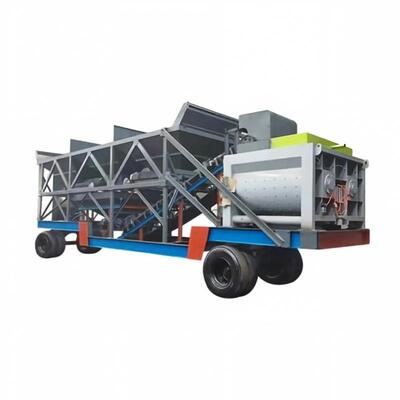 JS Mobiele Geforceerde Menginstallatie Snelle Overdracht Bouw Betonmixer Cementfabriek Apparatuur