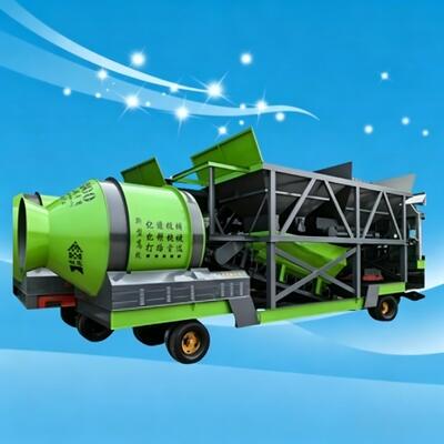 Compacte Structuur JZM Serie Mobiele Trommel Menginstallatie Nauwkeurige Weegbeton Mixer Station Cement Fabriek Apparatuur