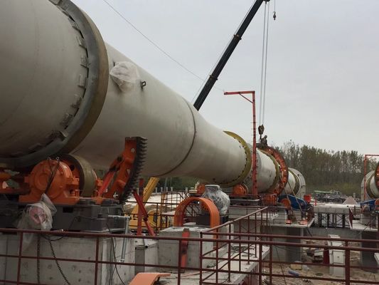 Brandergips 2.2×6.5M 14t/H-Cement Roterende Oven voor Mijnbouwmateriaal