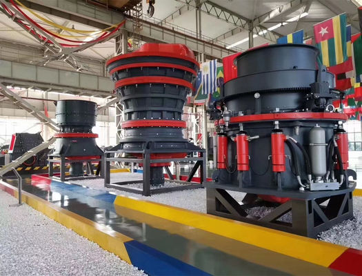 Concrete de Stenen Maalmachinemachine van de de Lente Mobiele Kegel 1200TPH