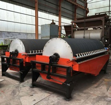 de Machine van 20t/h 35r/Min Wet Drum Magnetic Separator voor Minerale Verwerking
