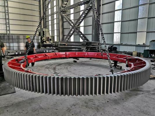 Cementmixer 16000mm van de het toestel het Grote Hoofdaandrijving van de ovenomtrek Toestel van het de Omtrekstaal Grote