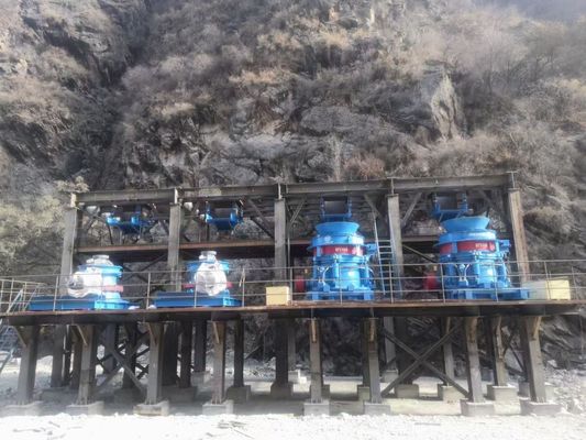 35-460 Harde Mobiele de Kegelmaalmachine van de de Stenen Maalmachinemachine van mm