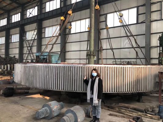 Van de de norm120mt Groot Molen van ISO van UNI ENGELS de Omtrektoestel voor Roterende Ovens